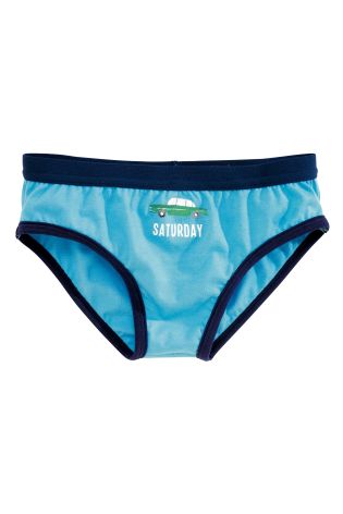 Multi Days Of The Week Briefs Seven Pack (1.5-12yrs)